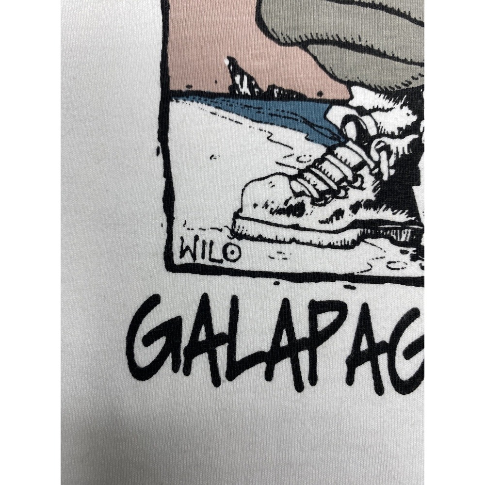 Nomada Galapagos Comics Wilo Graphic T Shirt Mens S White Retro Rare Vintage - Picture 6 of 11